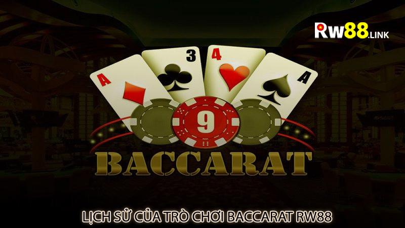 Lịch sử của trò chơi baccarat rw88