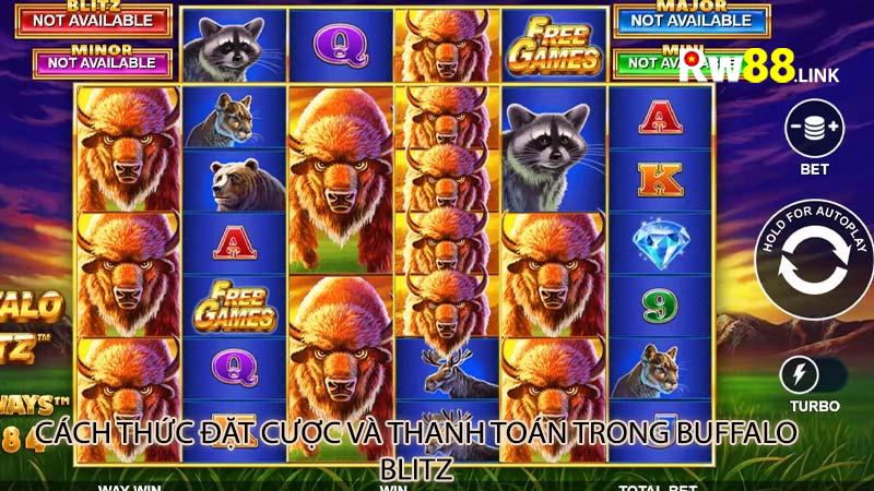 Cách thức đặt cược và thanh toán trong Buffalo Blitz